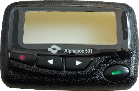 Alphapoc 501 Frontseite mit Displayscheibe